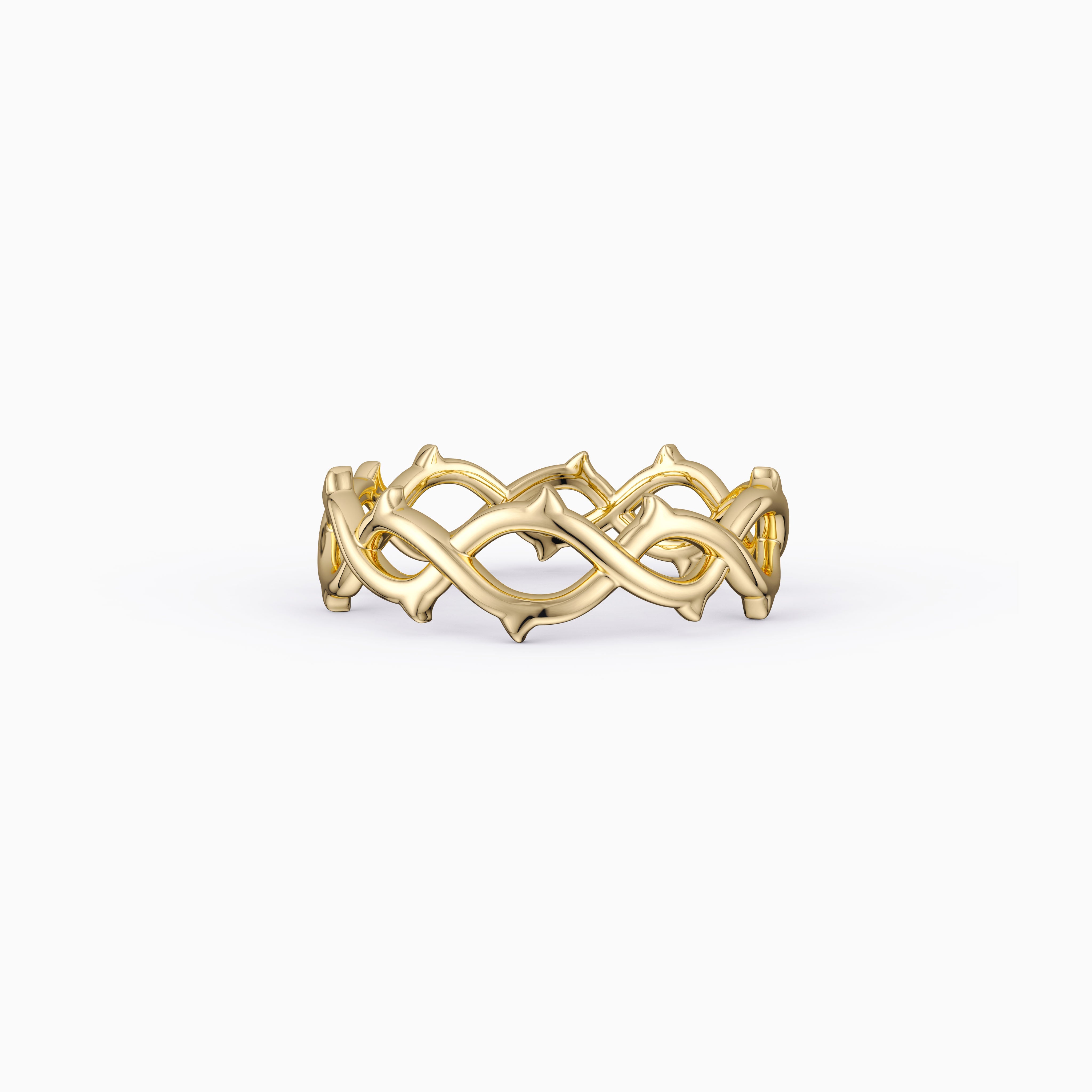 Crown of thorns 2025 ring gold