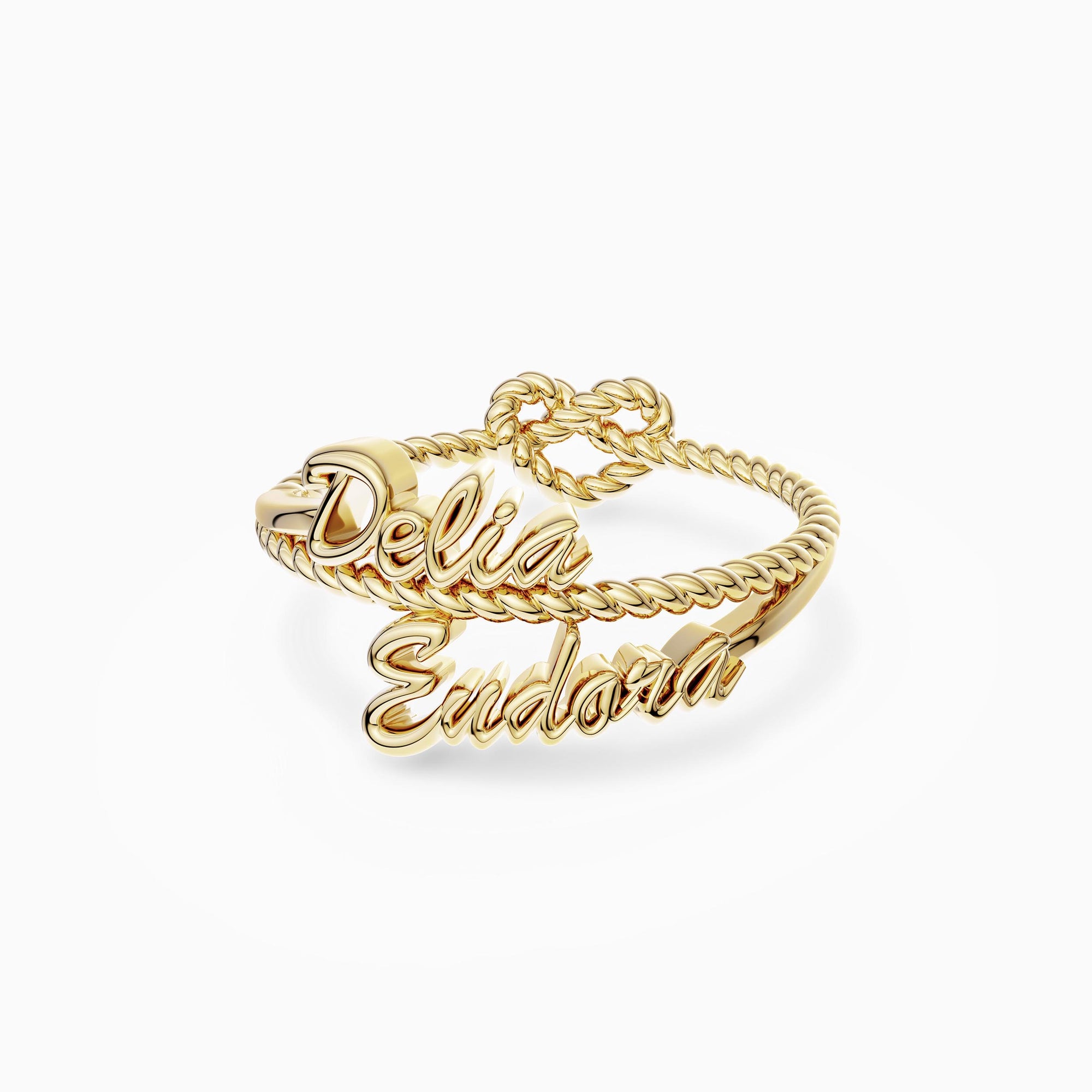 Name Personalized Knot Ring - vanimy