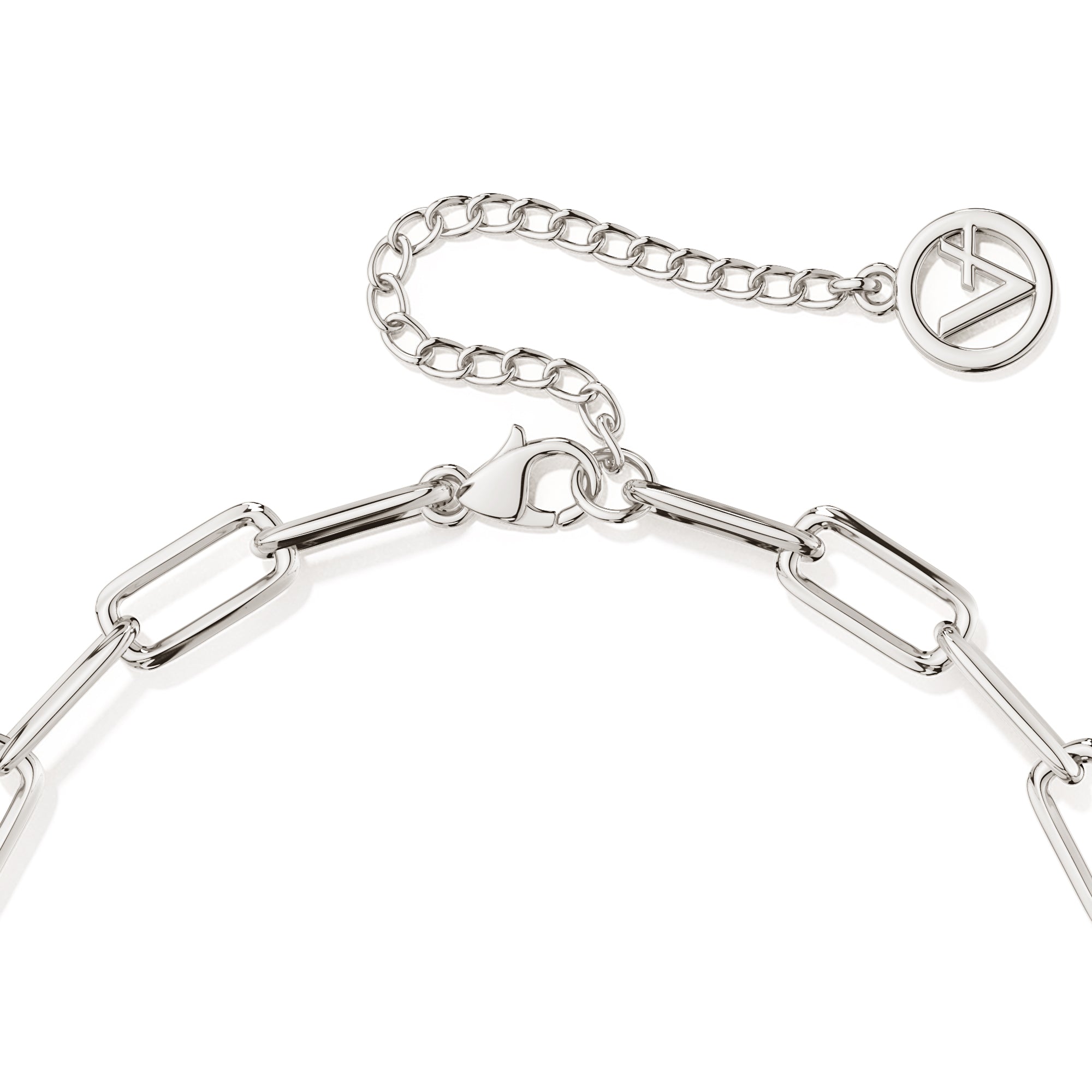 Manna Charm Builder Paperclip Chain Bracelet