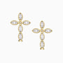 Sacred Jesus Fish Cross Earrings - vanimy
