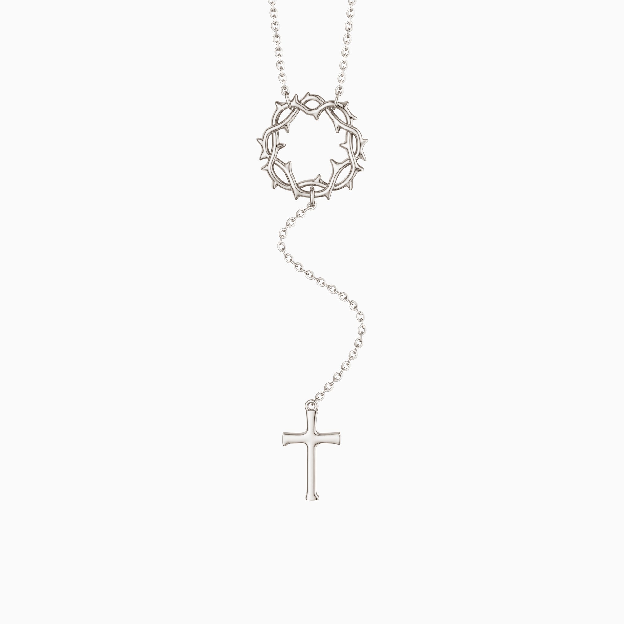 Cross Crown of Thorns Necklace - vanimy