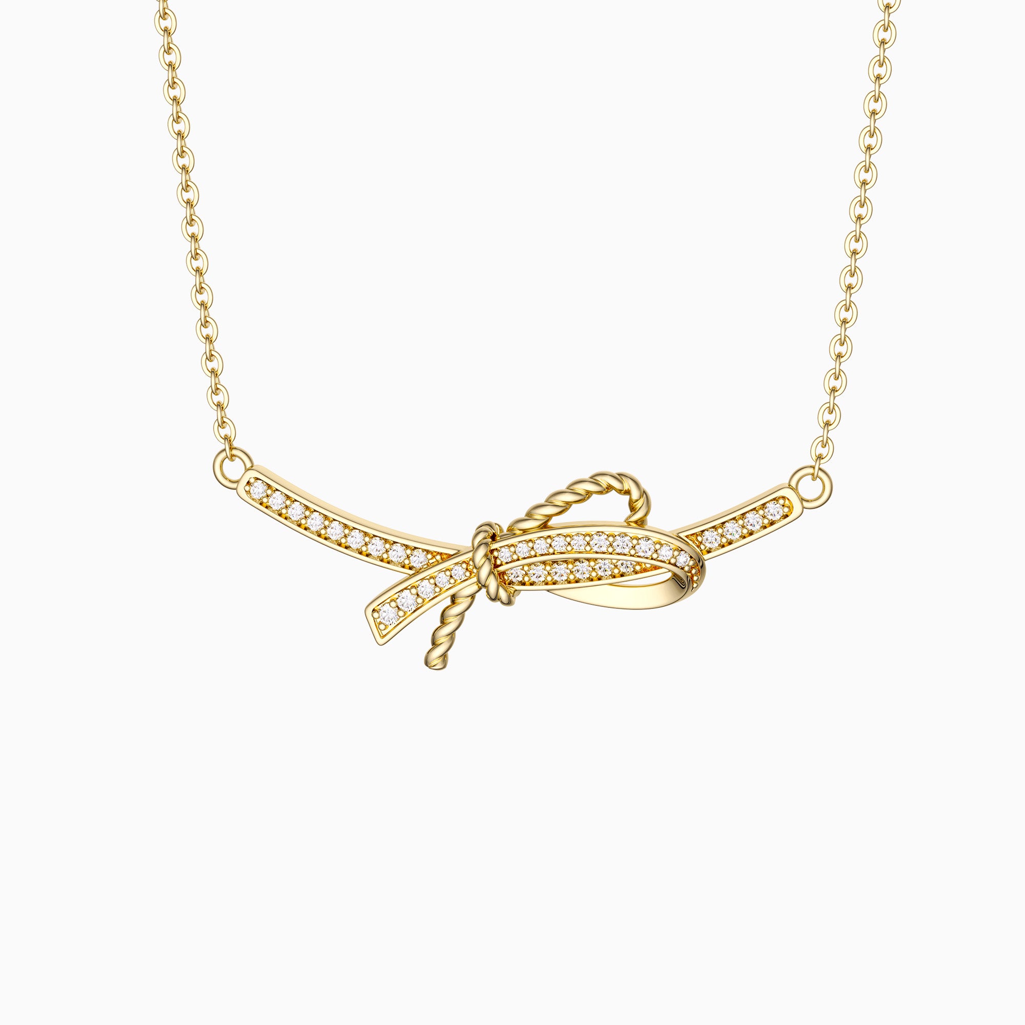 Tiffany bow store knot pendant