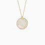 Mother of Pearl Disc Necklace - vanimy