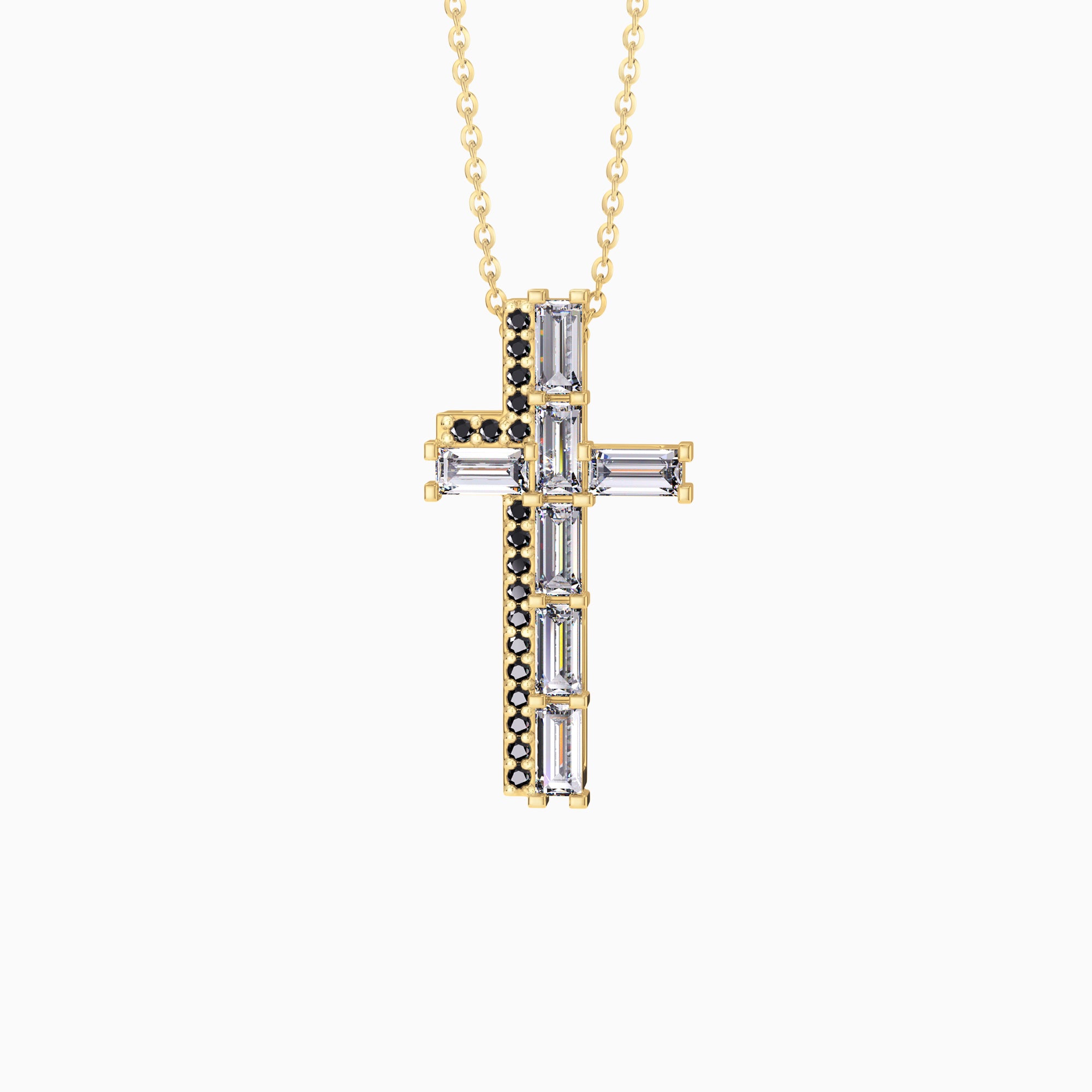 Modern cross deals pendant