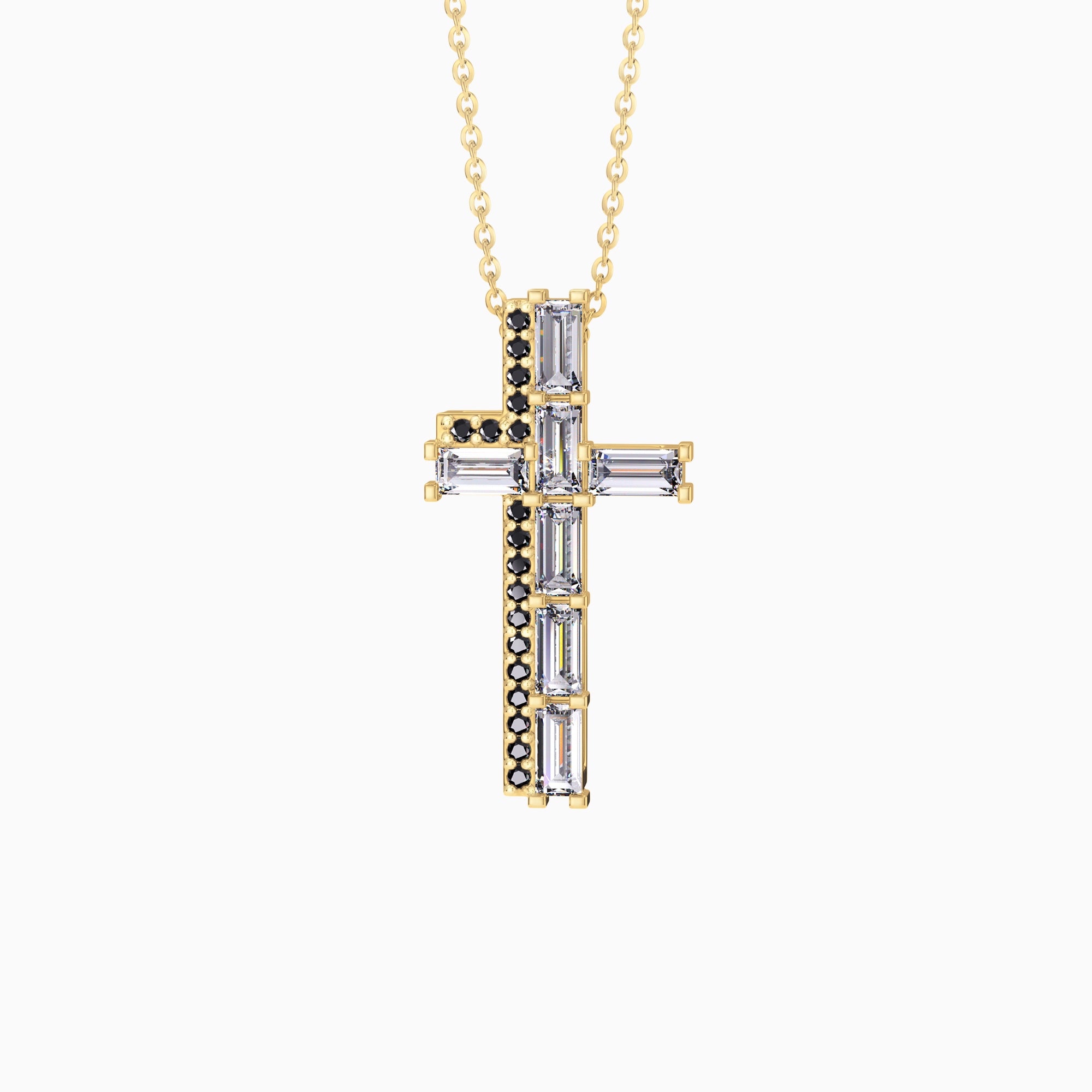 Modern Cross Amulet Pendant Necklace - vanimy