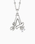 Blossom Letter A-Z Pendant Necklace