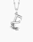 Blossom Letter A-Z Pendant Necklace