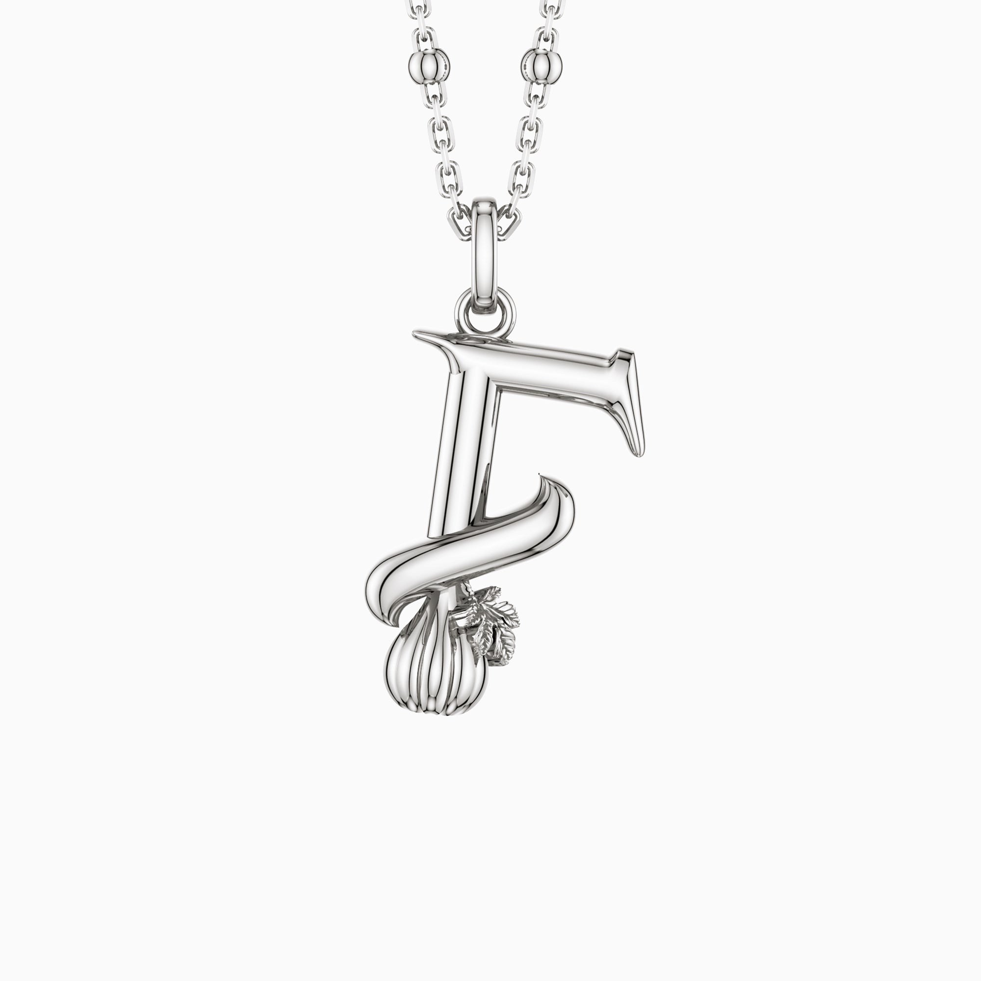 Blossom Letter A-Z Pendant Necklace