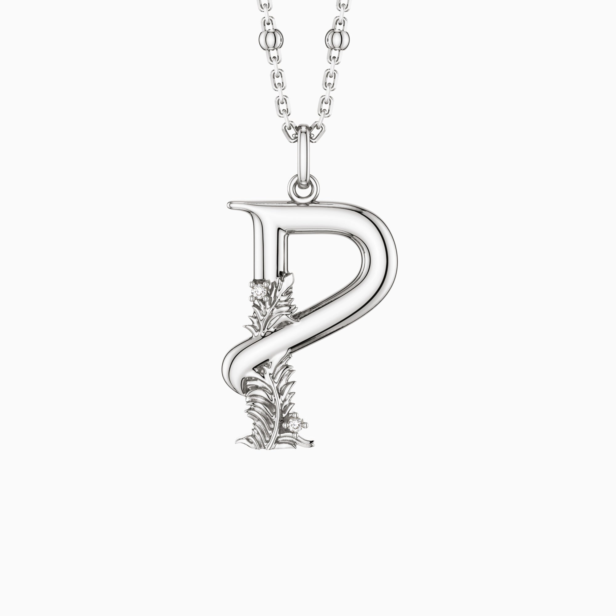 Blossom Letter A-Z Pendant Necklace