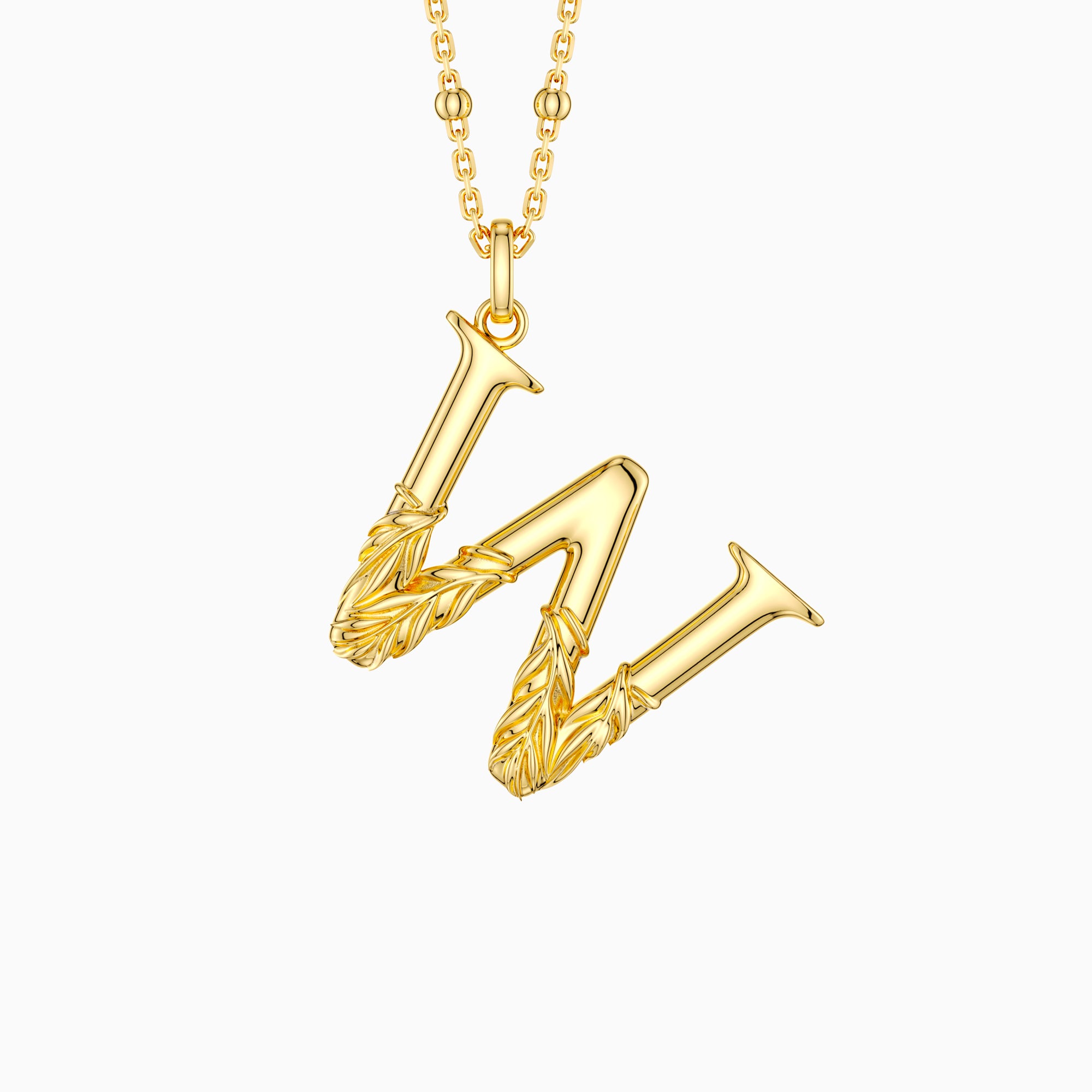 Blossom Letter A-Z Pendant Necklace