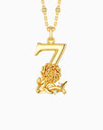 Blossom Letter A-Z Pendant Necklace