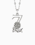 Blossom Letter A-Z Pendant Necklace