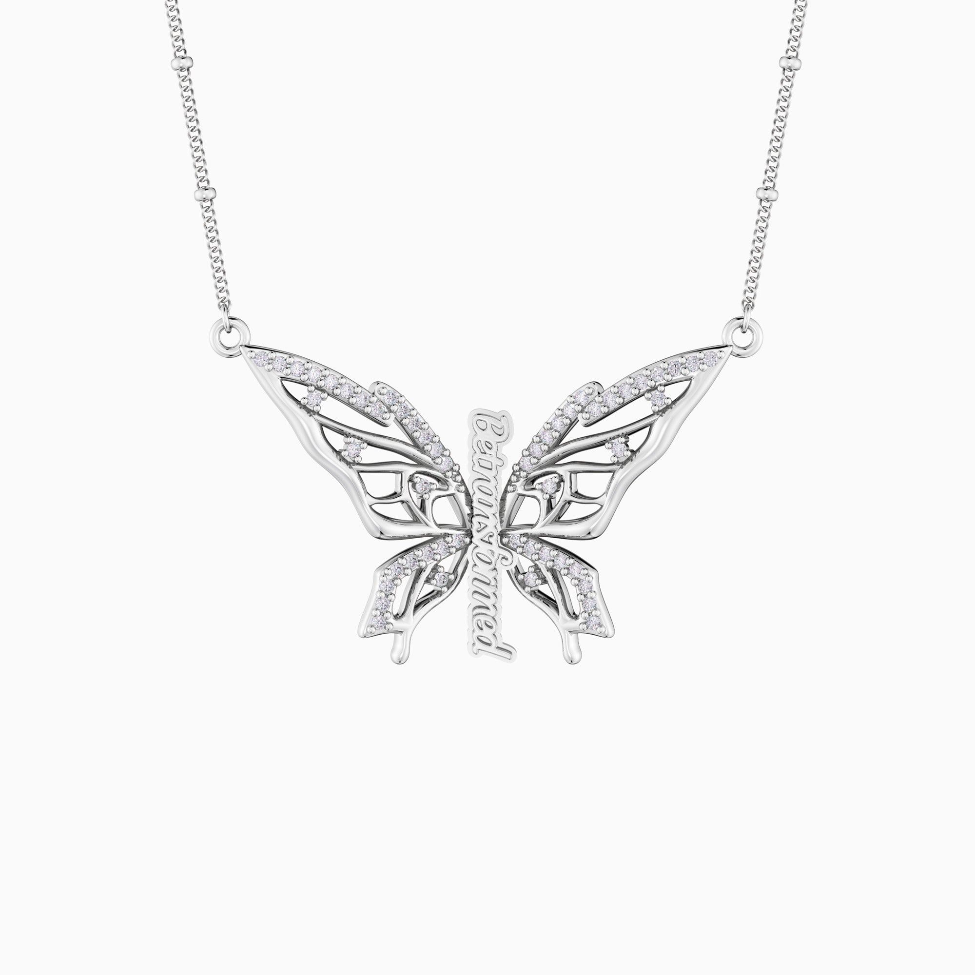 Be Transformed Molten Butterfly Necklace - vanimy