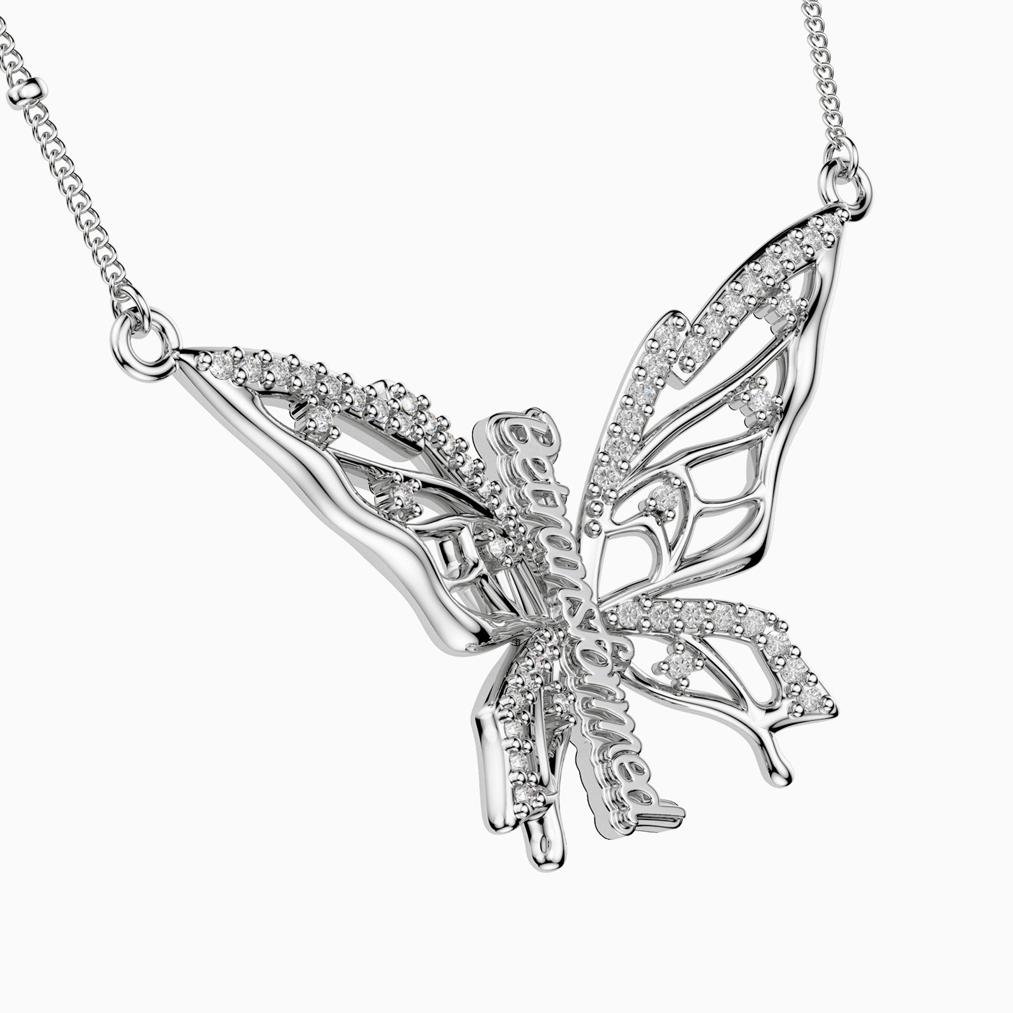 Be Transformed Molten Butterfly Necklace - vanimy