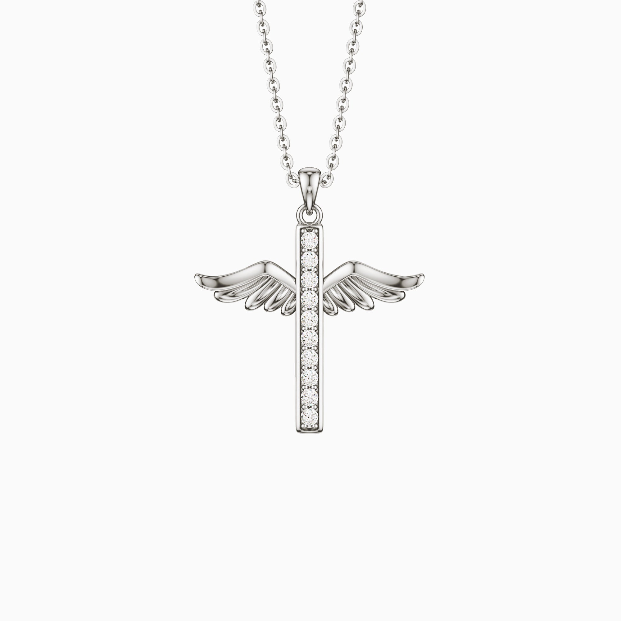 Eternal Guardian Wing Classic Pendant Necklace - vanimy