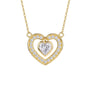 Double Heart Love Necklace - vanimy