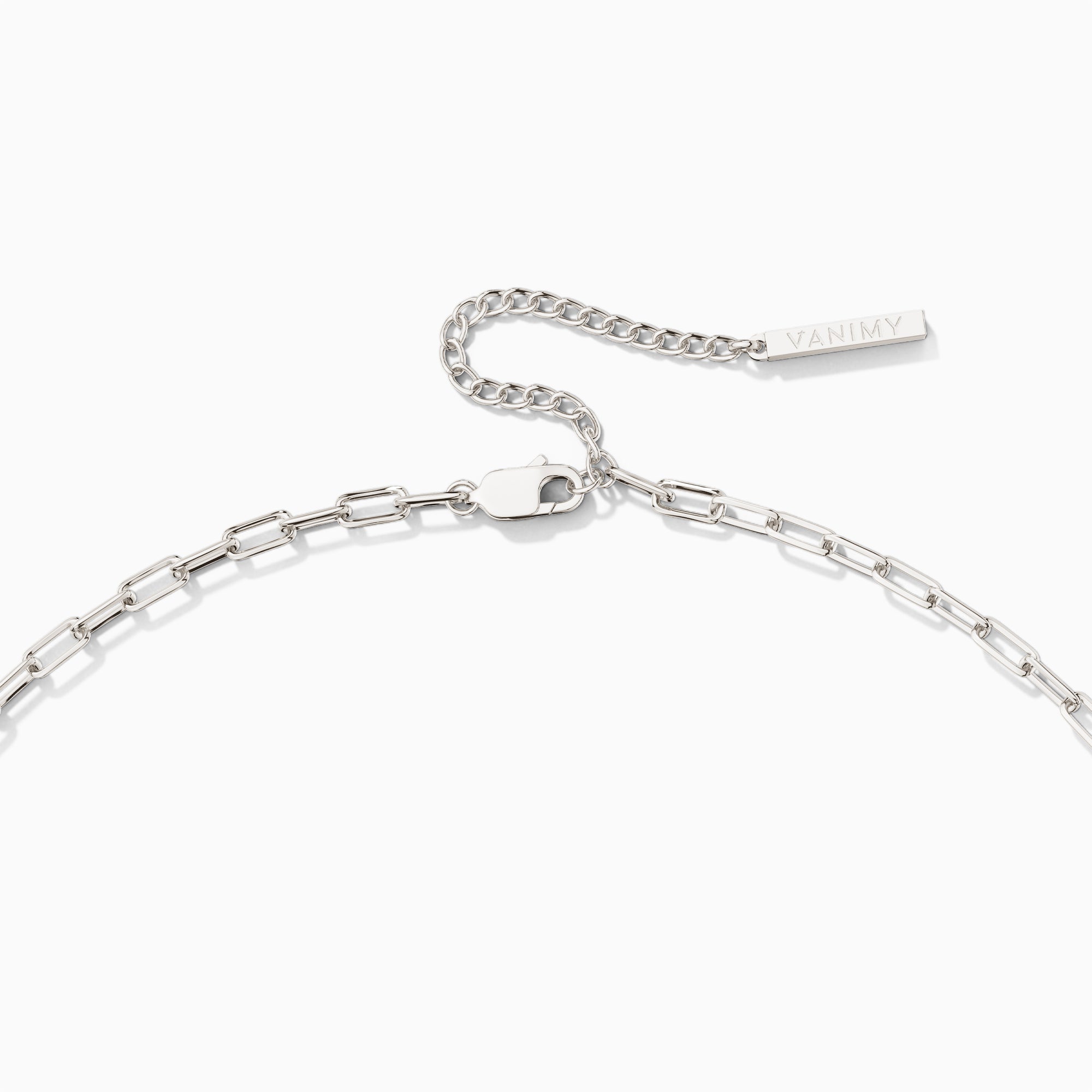 Manna Charm Builder Paperclip Chain Necklace