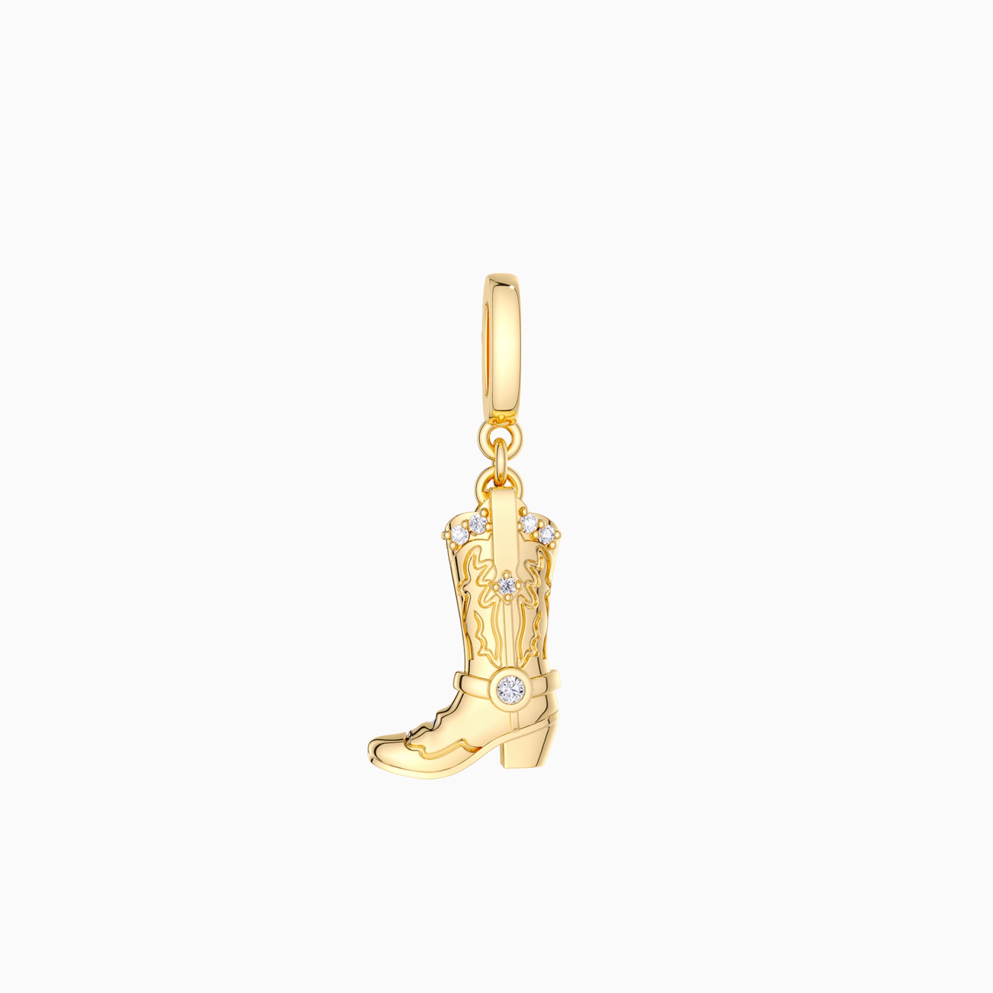 Cowboy Boot Charm Pendant