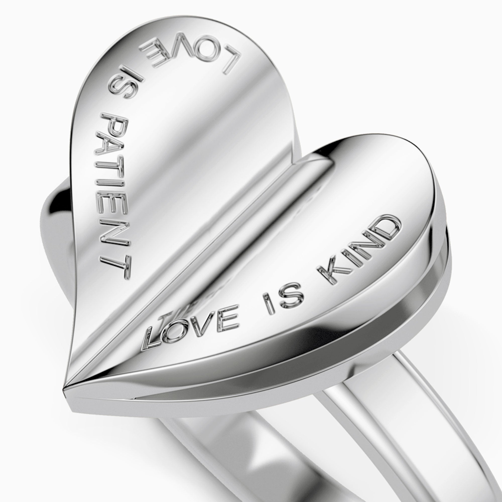 Chapters of Love Engraved Statement Ring - vanimy
