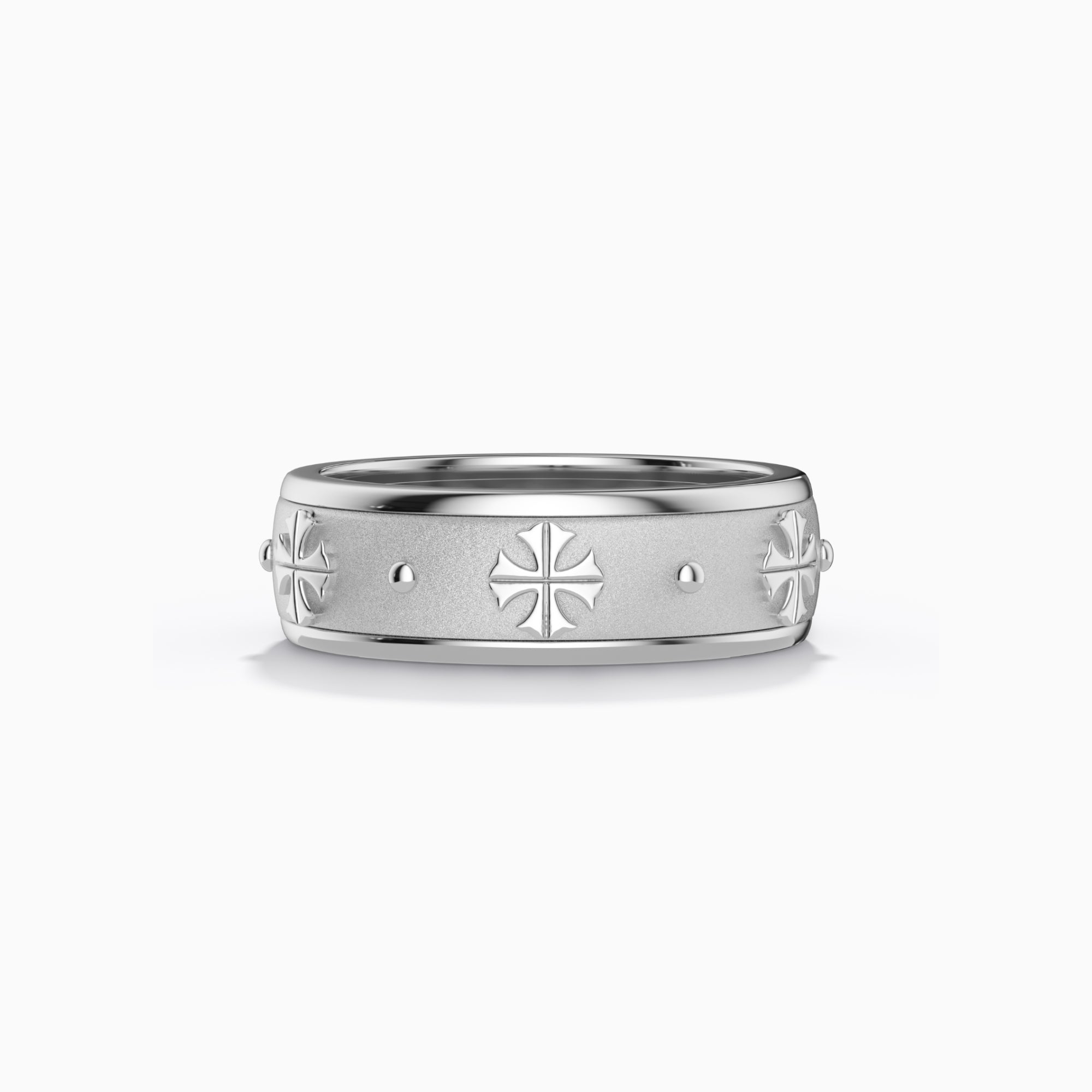 Serenity Gothic Cross Fidget Ring For Anxiety Relief - vanimy