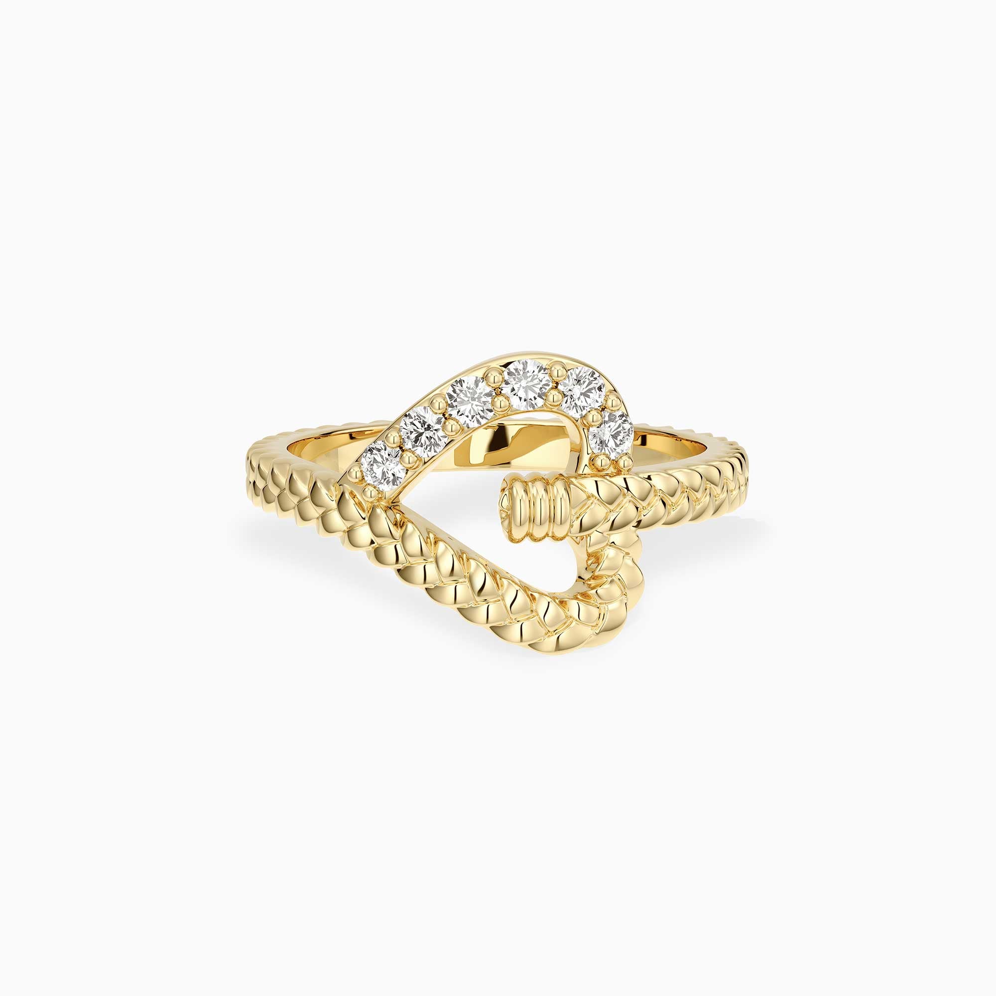 Love Knot Braided Cord Ring