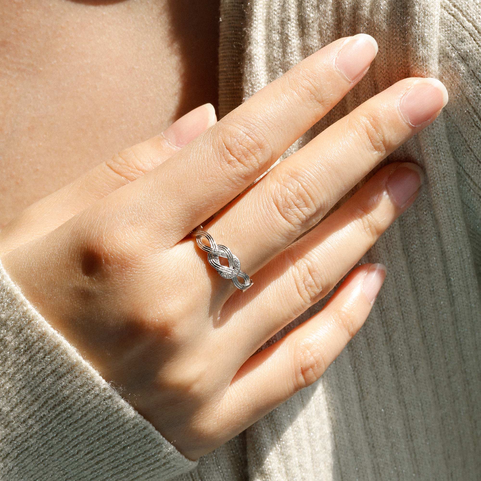 Infinity Cord Ring