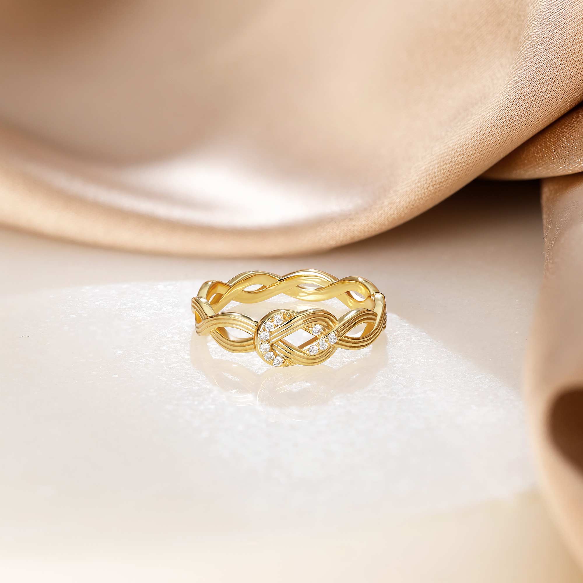 Infinity Cord Ring