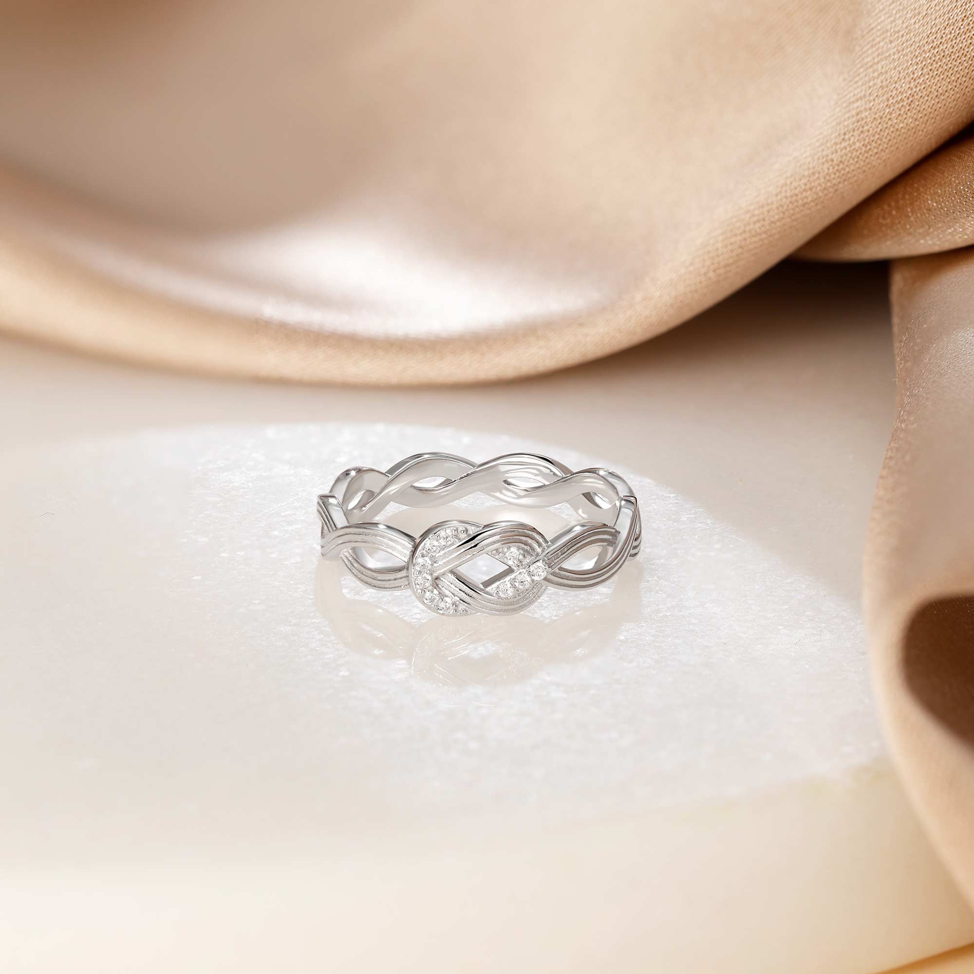 Infinity Cord Ring